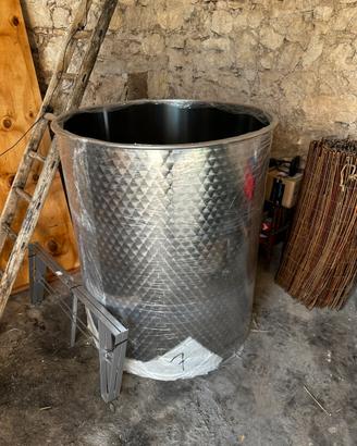 Serbatoio stoccaggio olio/vino acciaio inox 1000 L