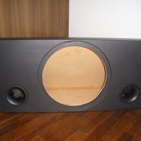 Box in mdf 18 mm per subwoofer da 38 cm 15"