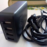 Caricatore da muro con 4 porte USB