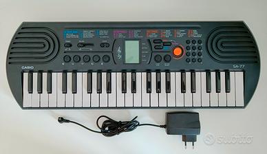 Tastiera casio SA-77 con trasformatore