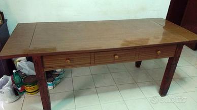 tavolo da cucina legno COSTRUITO A MANO