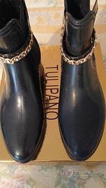 Stivaletti donna neri Tulipano 