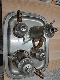 Servizio Caffè/Tè Silver Plate Originale Completo