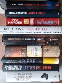 Lotto libri romanzi thriller narrativa vari