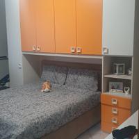 armadio a ponte più scrivania