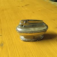 accendino da tavolo in argento 