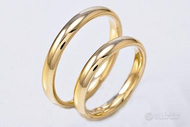 Fedi nuziali in oro 18kt