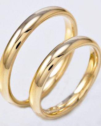 Fedi nuziali in oro 18kt