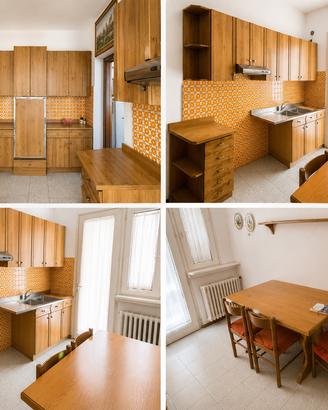 cucina in legno completa solida e funzionale