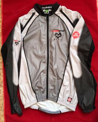 maglia bici XL con maniche staccabili Windstopper