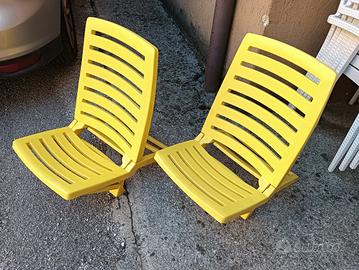 Sedie pieghevoli mare