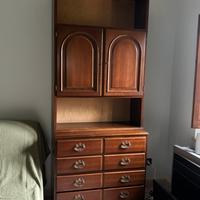 Vetrina vintage in legno