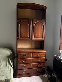 Vetrina vintage in legno