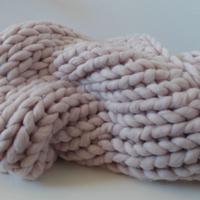 Coperta Rosa Maglia Grossa Tessil 2000