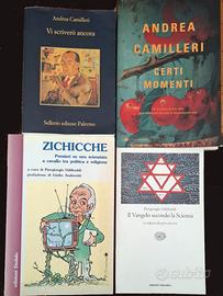 Lotto di quattro libri: Camilleri e Odifreddi