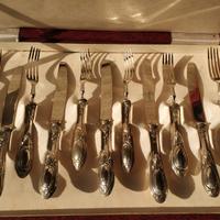 Set posate da dolce Solingen argento 800/1000