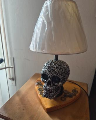 lampada abat joure teschio.