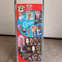 2 insegne pubblicità Gelati Algida  No supporto