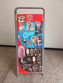 2 insegne pubblicità Gelati Algida  No supporto