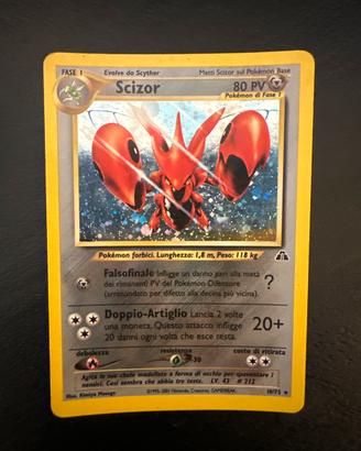 Carta Pokemon Scizor Holo 10/75