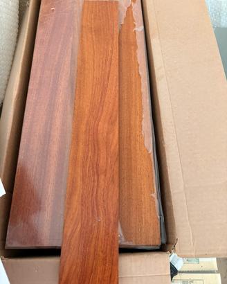 Parquet massello Doussié 10mm - stock 52.5 mq