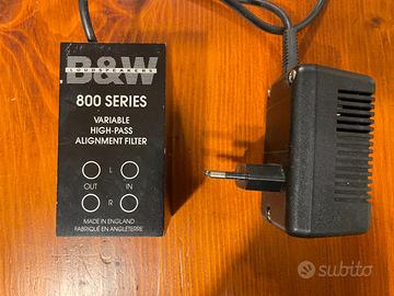 Filtro B&W 800 variable high-pass