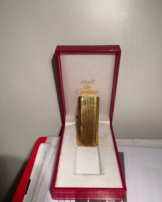 Accendino Cartier placcato oro originale