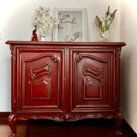 Mobile credenza vintage rosso