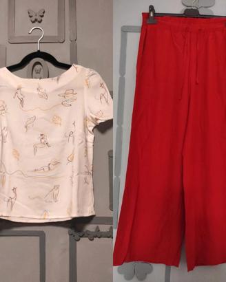 Set donna casual chic Surkana + pantaloni estivi