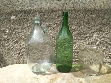 bottiglioni, damigiane, vasi per acciughe