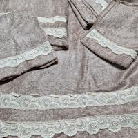 SET 5 PZ BAGNO 100% COTONE