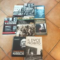 7 libri storici e 1 dvd 