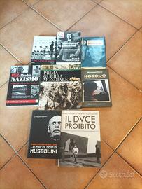 7 libri storici e 1 dvd 