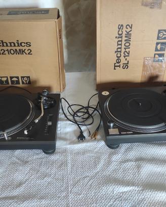 Technics SL 1210 MK2 Coppia Originali