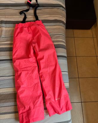 Pantaloni sci rosa Wedze, taglia 12 anni 