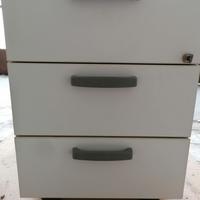 Cassettiera da ufficio con ruote Marchio Tecno