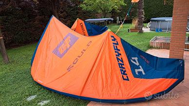 Kitesurf Crazfly Sculp 14 con barra