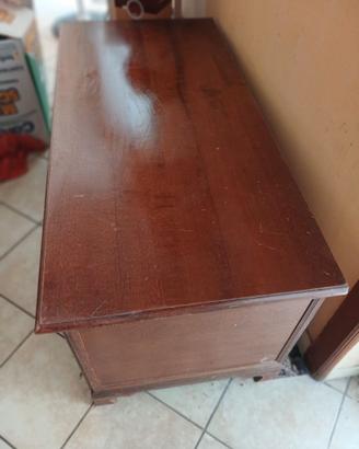 Baule in legno da sistemare