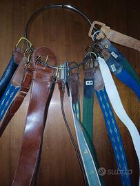 Lotto 15 Cinture Vintage Varie Taglie e Colori