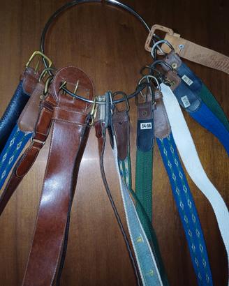 Lotto 15 Cinture Vintage Varie Taglie e Colori