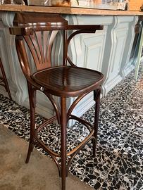 Sgabello in legno stile Thonet