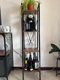 Scaffale a ripiani, stile moderno/industrial