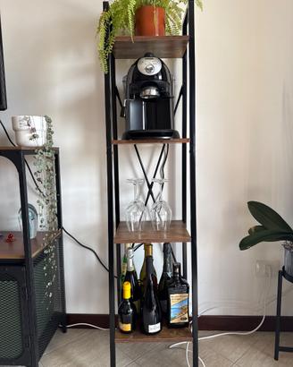 Scaffale a ripiani, stile moderno/industrial