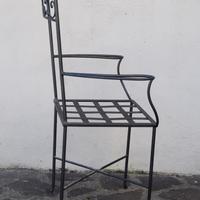 Sedia in ferro battuto