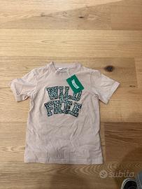 Maglietta Higgins rosa Wild and Free 122/128