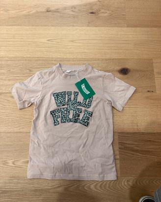 Maglietta Higgins rosa Wild and Free 122/128