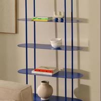 Scaffale metallo blu
