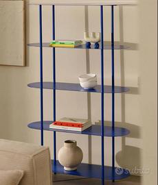 Scaffale metallo blu