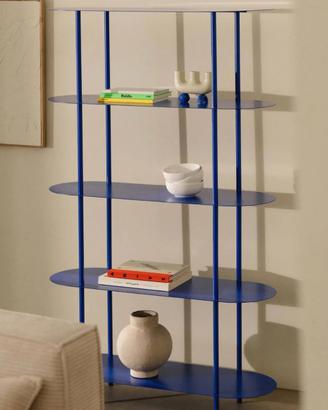 Scaffale metallo blu