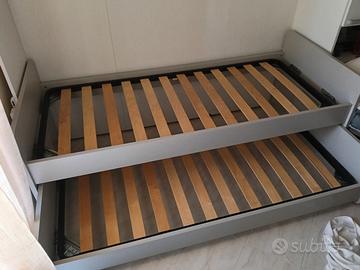 letti singoli a cassetto